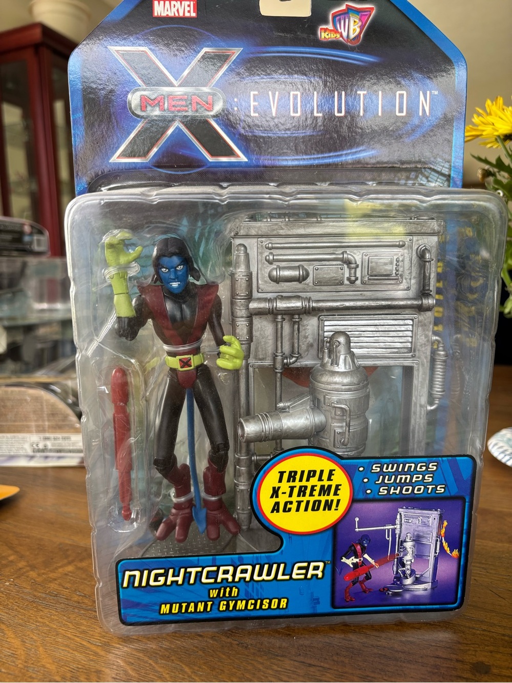 Marvel X-Men Evolution Nightcrawler Action Figure with Mutant Gymcisor